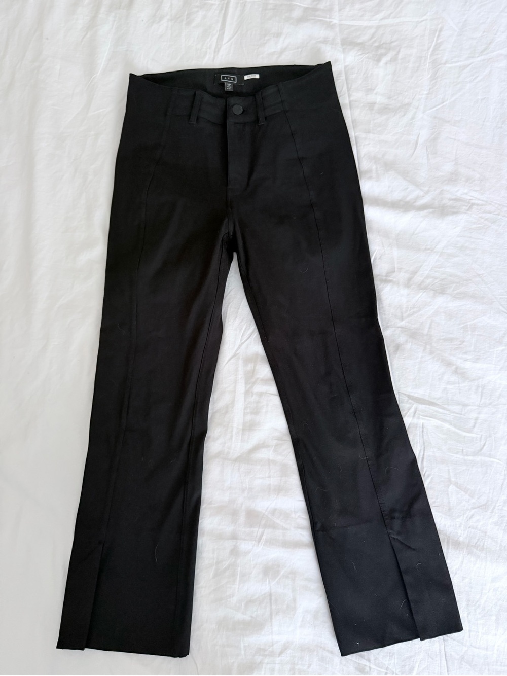 AYR Black Kick Flare Pants